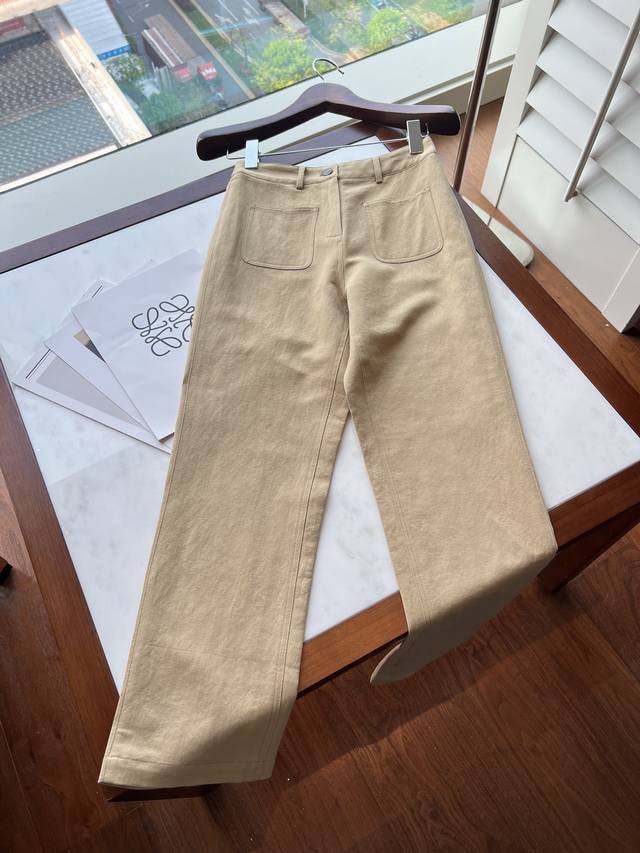 夏季新品神裤 Loro A亚麻 采用55亚麻+42天丝 柔软透气干爽．舒适 这个夏天怎么可能少了亚麻呢 Smlxl卡其色．白色