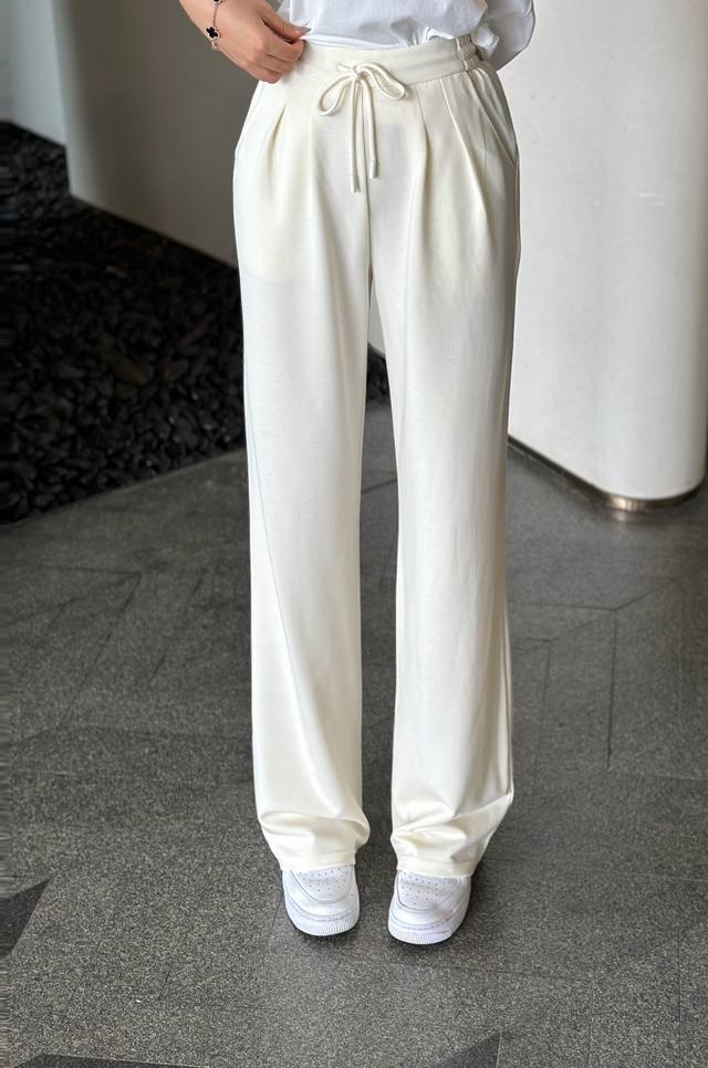 新款夏季莫代尔天丝直筒裤，莫代尔莱赛尔，柔韧回弹性好，舒爽透气，Smlxl