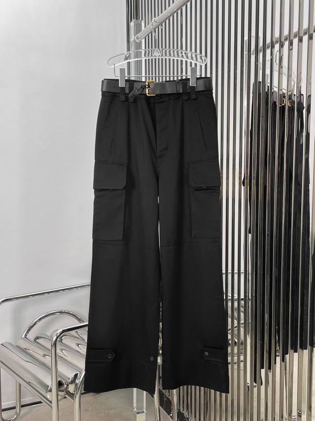新款！最新slp24New 真皮腰带工装裤。尺码：Sml。