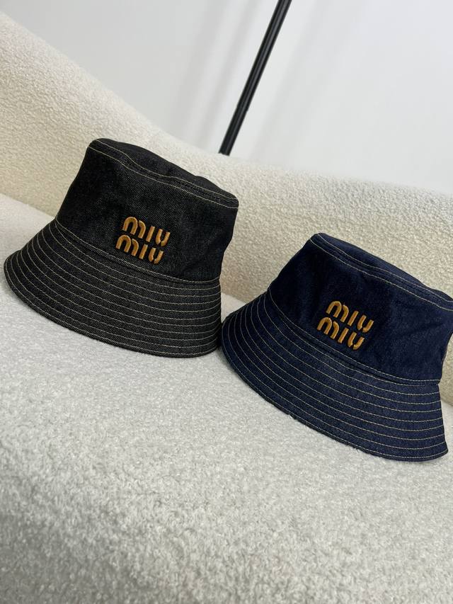 新款 ！Miumi*棒球帽+渔夫帽，两色！